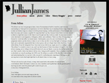 Tablet Screenshot of jullianjames.com